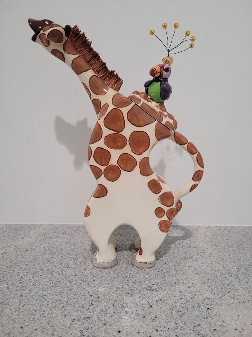 Vintage "Hager the Giraffe & Flossie collectible ceramic Teapot